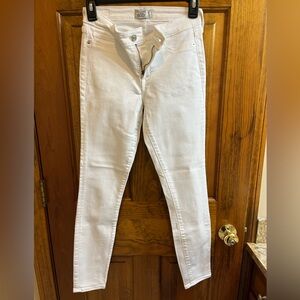 Abercrombie & Fitch women’s white jeans